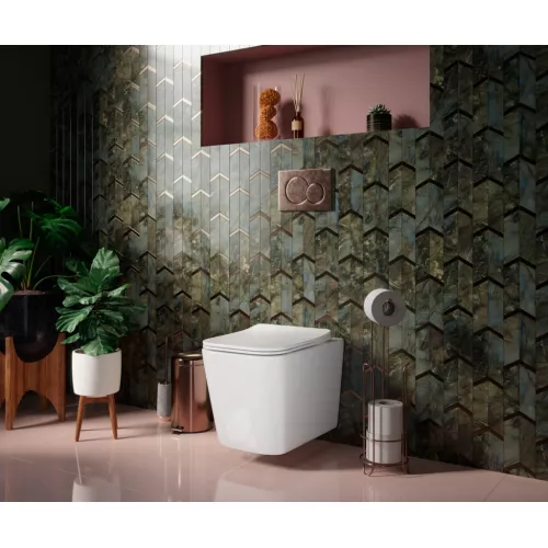 Подвесной унитаз  Ceramica Nova Cubic CN1806, изображение 8