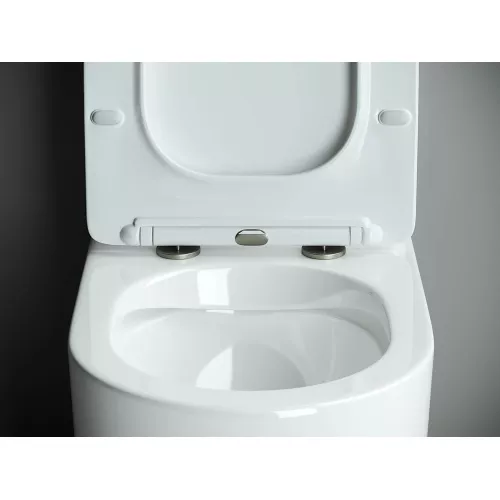 Напольный пристенный унитаз Ceramica Nova Metropol Rimless CN4001, изображение 9