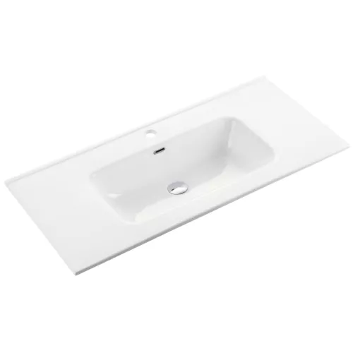 Умывальник накладной прямоугольный Ceramica Nova Element, Ширина , в см: 91, Выбрать цвет: Белый