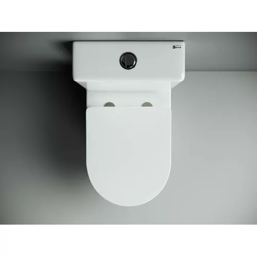 Напольный пристенный унитаз Ceramica Nova Metropol Rimless CN4001, изображение 7