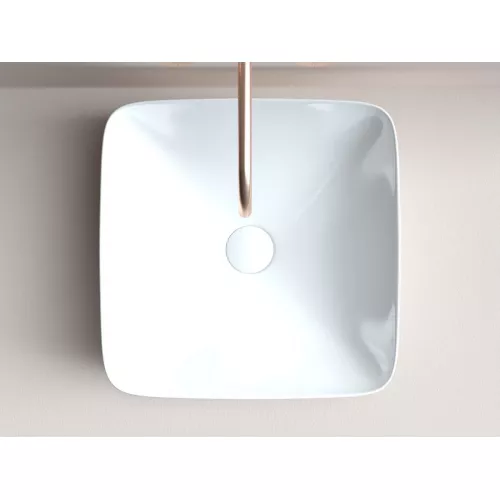 Умывальник чаша накладная квадратная Ceramica Nova FORM CN2002, изображение 5