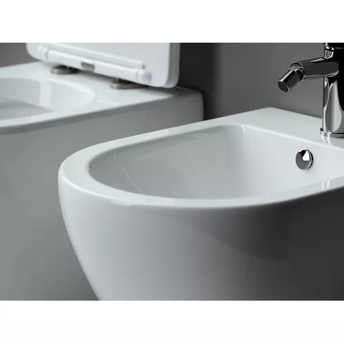 Подвесное биде Ceramica Nova Metropol CN4003, Выбрать цвет: Белый, изображение 6