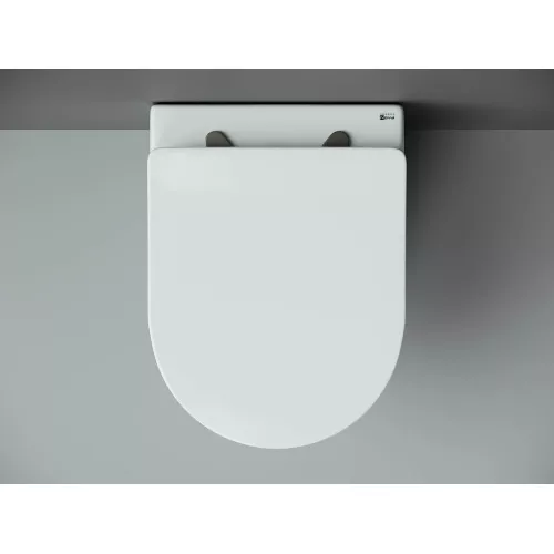 Подвесной унитаз Ceramica Nova Metropol Rimless CN4002, Выбрать цвет: Белый, изображение 8
