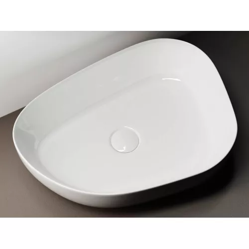 Умывальник чаша накладная асимметричная Ceramica Nova Element CN5003, изображение 4