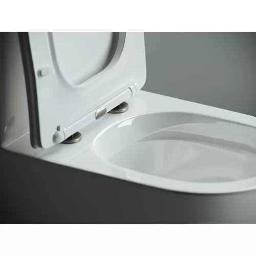 Напольный пристенный унитаз Ceramica Nova Metropol Rimless CN4001, изображение 4