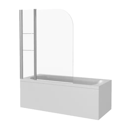 Шторка для ванны Good Door SCREEN 100*140  HS-100-C-CH, изображение 3