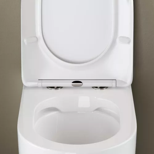 Напольный приставной унитаз Ceramica Nova Mia Rimless CN1810, изображение 4