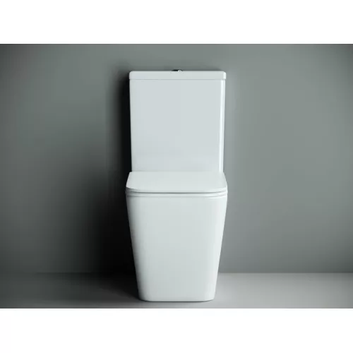 Напольный пристенный унитаз  Ceramica Nova Cubic CN1803, изображение 3