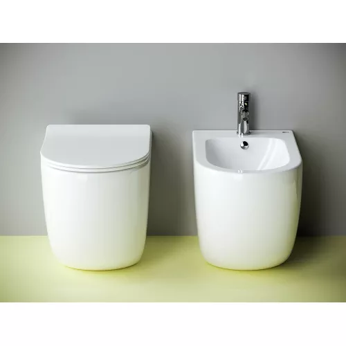 Напольный приставной унитаз Ceramica Nova Metropol Rimless CN4004, изображение 11