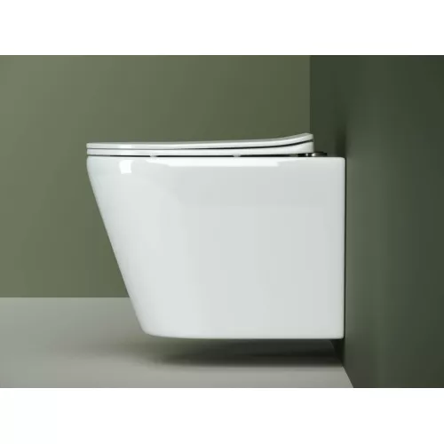 Подвесной унитаз  Ceramica Nova Highlight Rimless CN1804, изображение 7