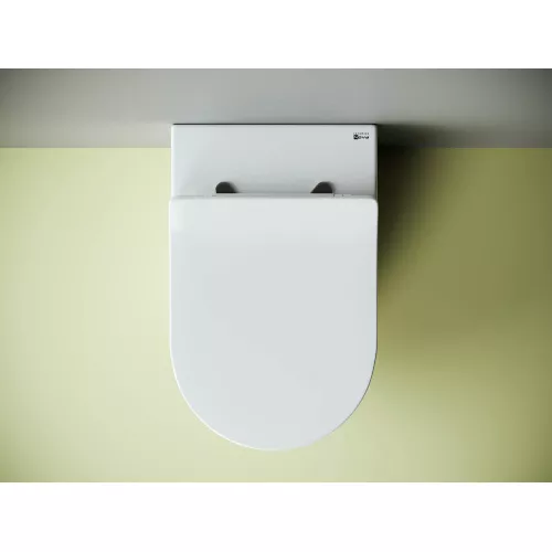 Напольный приставной унитаз Ceramica Nova Metropol Rimless CN4004, изображение 4