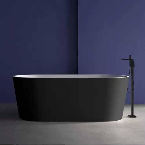 Акриловая ванна ABBER AB9209MB 170х80, Выбрать цвет: Черный матовый, изображение 7