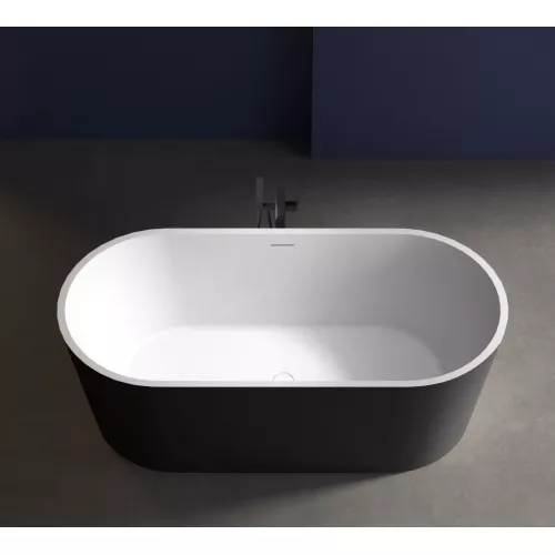 Акриловая ванна ABBER AB9209MB 170х80, Выбрать цвет: Черный матовый, изображение 8