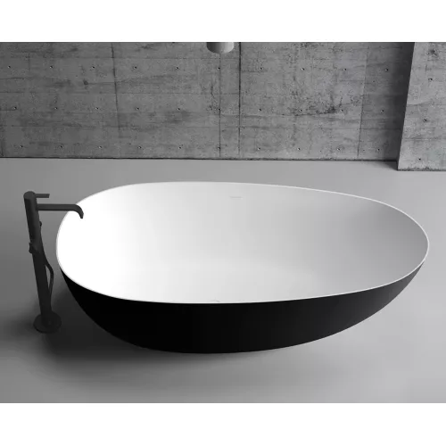 Акриловая ванна ABBER AB9211MB 170х80, Выбрать цвет: Черный матовый, изображение 10