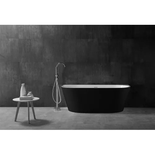 Акриловая ванна ABBER AB9216-1.7MB, Выбрать цвет: Черный, Выбрать размер: 170х80, изображение 2