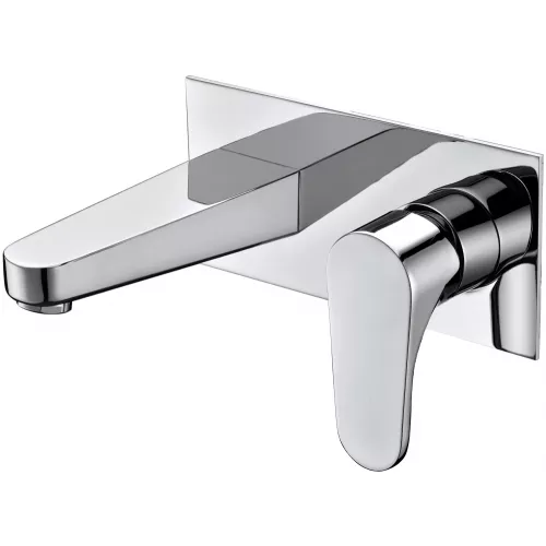 Смеситель ABBER Eleganz AF8312 для раковины скрытого монтажа, хром, Выбрать цвет: Хром