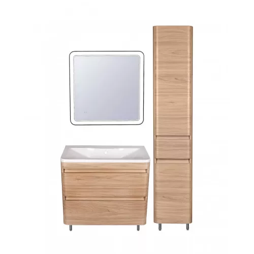 Тумба напольная с раковиной Style Line Атлантика, ясень перламутр, Выбрать цвет: Ясень перламутр, Выбрать размер: 60, изображение 8