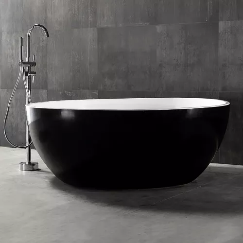 Акриловая ванна ABBER AB9279MB  150х150, Выбрать цвет: Черный матовый, изображение 7