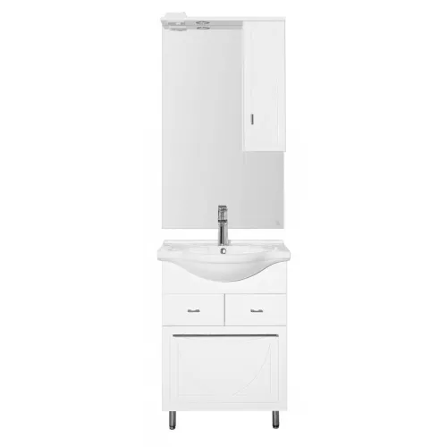 Тумба напольная с раковиной Style Line Лана с бельевой корзиной, изображение 2