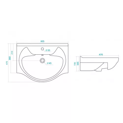 Тумба напольная с раковиной Style Line Лана с бельевой корзиной, изображение 4