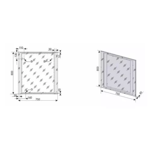 Зеркало Style Line Прованс, Выбрать размер: 75, изображение 3