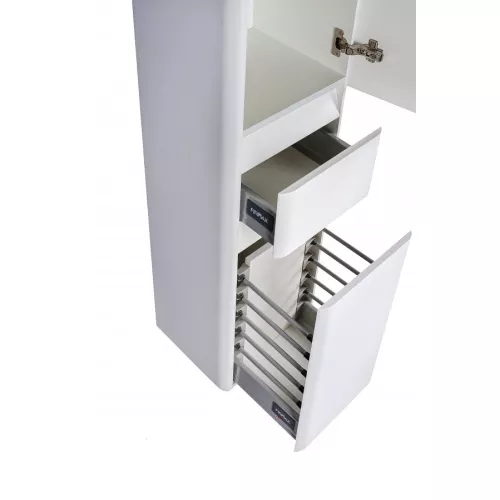 Пенал универсальный Style Line Атлантика, Выбрать цвет: Белый, Выбрать размер: 35, Ориентация: правая, Комплектация: Бельевая корзина, изображение 3