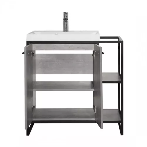 Тумба напольная с раковиной Style Line Лофт 60/80 L/R, Выбрать размер: 60, Ориентация: левая, изображение 3