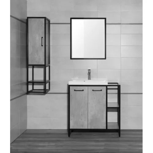 Тумба напольная с раковиной Style Line Лофт 60/80 L/R, Выбрать размер: 60, Ориентация: левая, изображение 5