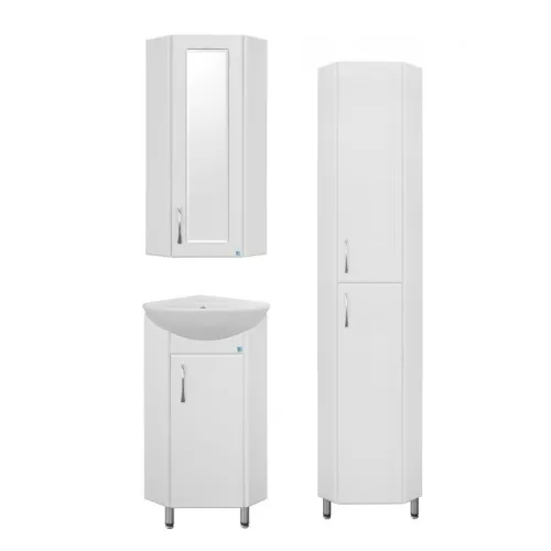 Пенал напольный угловой Style Line  Эко Стандарт Веер, изображение 2