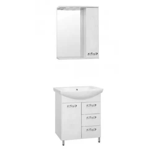 Тумба напольная с раковиной Style Line Венеция, Выбрать размер: 65, изображение 2