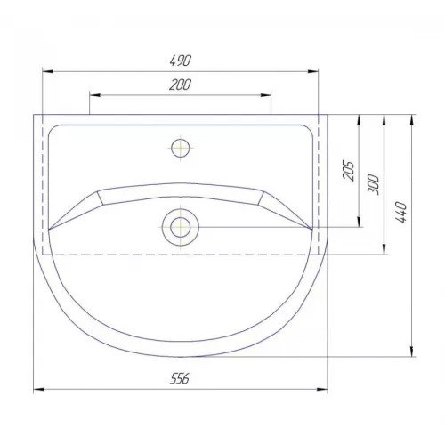 Тумба напольная с раковиной Style Line Эко Фьюжн, Выбрать размер: 55, изображение 10