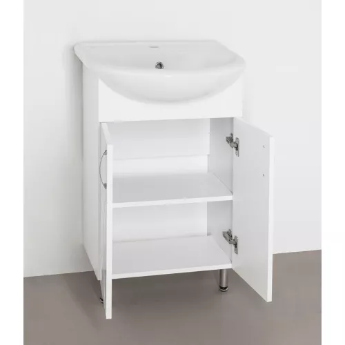 Тумба напольная с раковиной Style Line Эко Фьюжн, Выбрать размер: 55, изображение 4