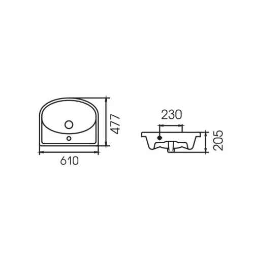 Тумба напольная с раковиной Style Line Эко Стандарт, изображение 6