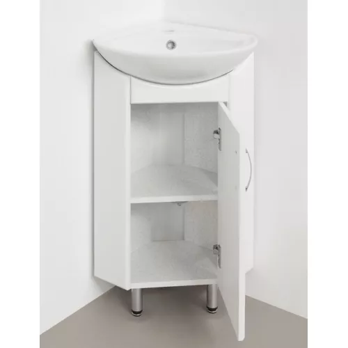 Тумба напольная угловая с раковиной Style Line Эко Стандарт Веер, изображение 5