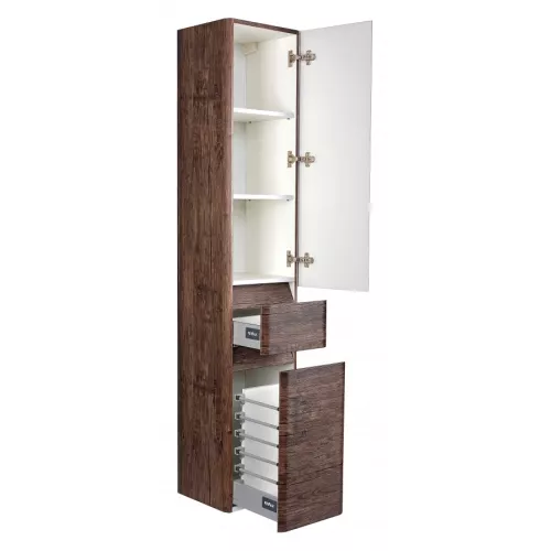 Пенал универсальный Style Line Атлантика, Выбрать цвет: Старое дерево, Выбрать размер: 35, Ориентация: правая, Комплектация: Бельевая корзина, изображение 4