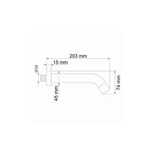 Излив WasserKRAFT Wern 4200 A098, изображение 3