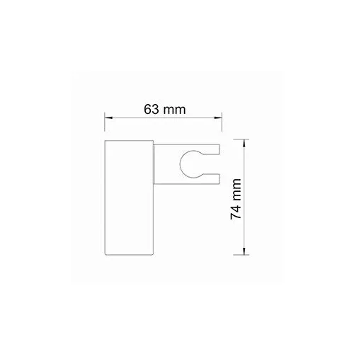 Держатель лейки WasserKRAFT  A011, изображение 3