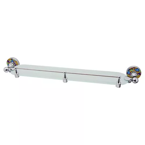 Аксессуары/Комплектующие: Полка стеклянная с бортиком WasserKRAFT Diemel K-2200 K-2244 1 в магазине Акватория