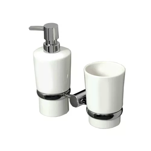 Аксессуары/Комплектующие: Держатель стакана и дозатора WasserKRAFT  K-28289 1 в магазине Акватория