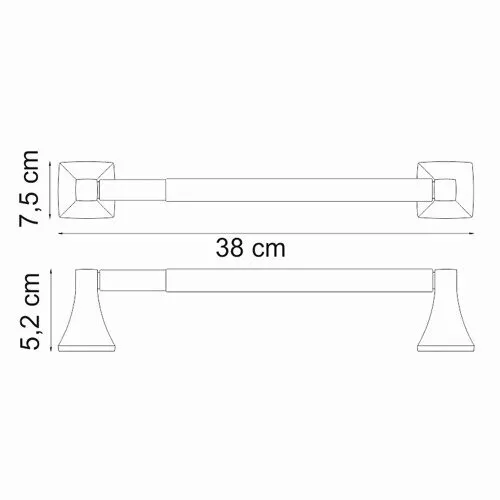 Держатель бумажных полотенец WasserKRAFT Wern K-2500 K-2591, изображение 3