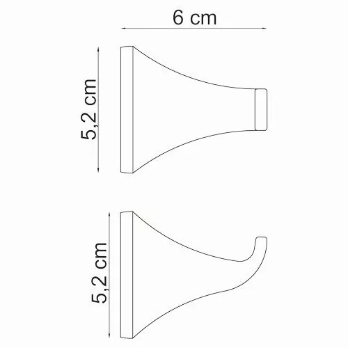 Крючок WasserKRAFT Wern K-2500 K-2523, изображение 3