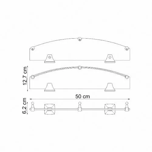 Полка WasserKRAFT Wern K-2500 K-2544, изображение 3