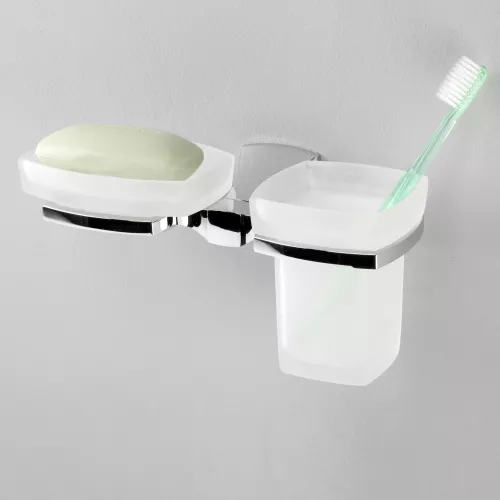 Держатель стакана и мыльницы WasserKRAFT  Wern K-2500 K-2526, изображение 2