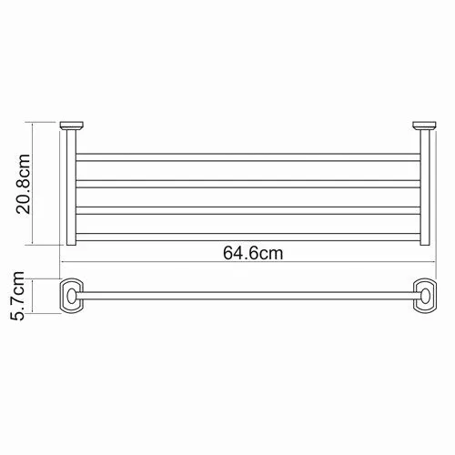 Держатель полотенца WasserKRAFT Oder K-3000 K-3011, изображение 3