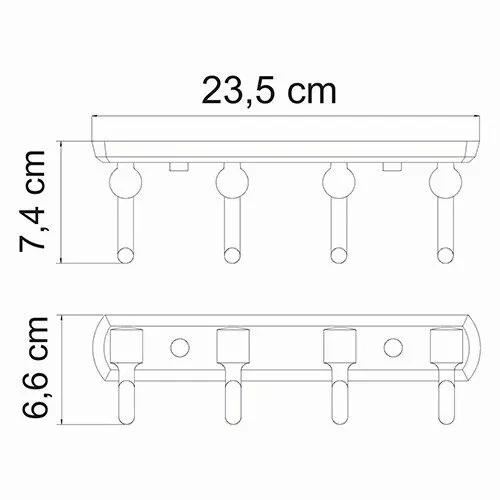 Вешалка  WasserKRAFT Oder  K-3074, изображение 3