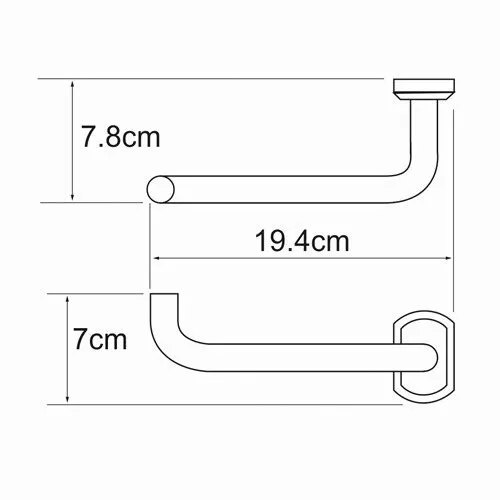 Держатель  туалетной бумаги WasserKRAFT Oder K-3000 K-3096, изображение 3