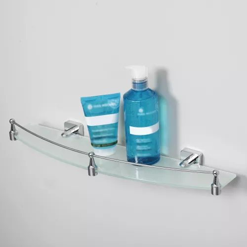 Полка стеклянная с бортиком WasserKRAFT Dill K-3900 K-3944, изображение 2