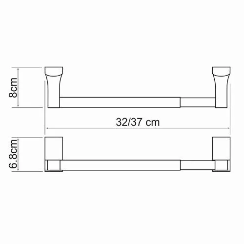 Держатель бумажных полотенец WasserKRAFT Leine K-5000 K-5091, изображение 4