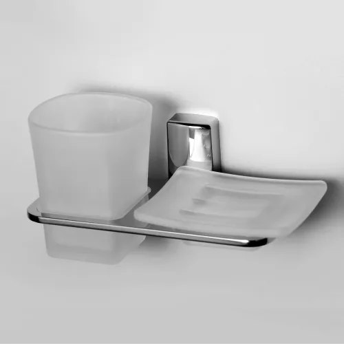 Держатель стакана и мыльницы WasserKRAFT  Leine K-5000 K-5026, изображение 2