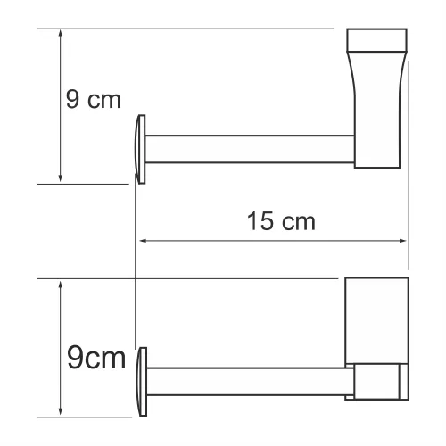 Держатель туалетной бумаги WasserKRAFT Lopau K-6000 K-6096, изображение 3